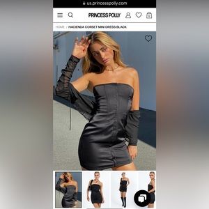 Brand new never worn corset dress